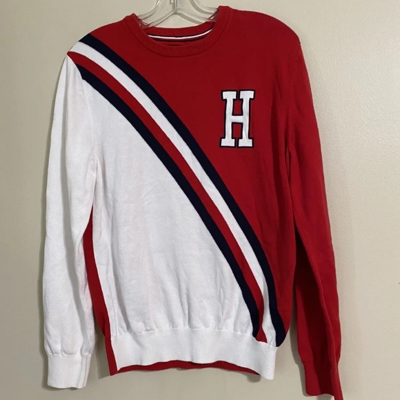 Tommy Hilfiger Letterman Sweater size Small - Picture 1 of 4